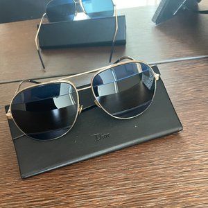 Christian Dior Aviator Tinted Sunglasses